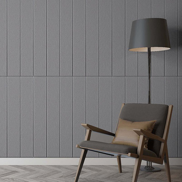 Lisslune | Solid color 3D embossed wall panel waterproof foam interior wall tile