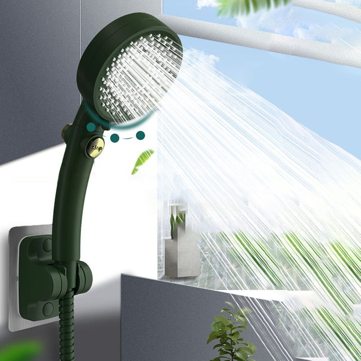 Lisslune | Plastic gloves round adjustable spray pattern hand shower