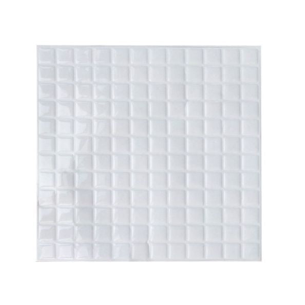 Lisslune | Peel & Stick Mosaic Tile Square Plastic Waterproof Peel and Stick Tiles for the Kitchen