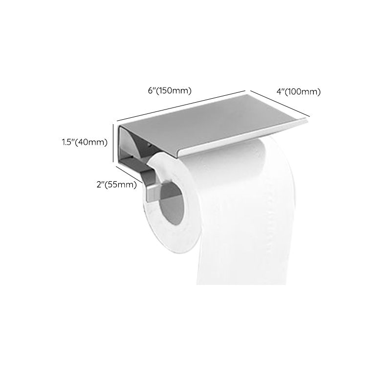 Lisslune | Modern Bathroom Set with Bathroom Shelf/Towel Bar Polished Chrome Bathroom Accessory Set