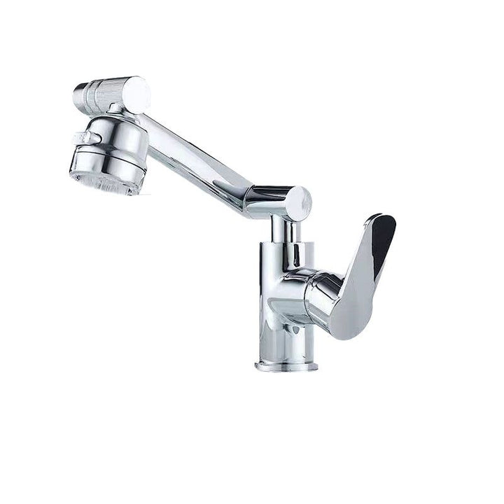 Lisslune | Modern Sink Faucet Stainless Steel Lever Handle Low Arc Sink Faucet