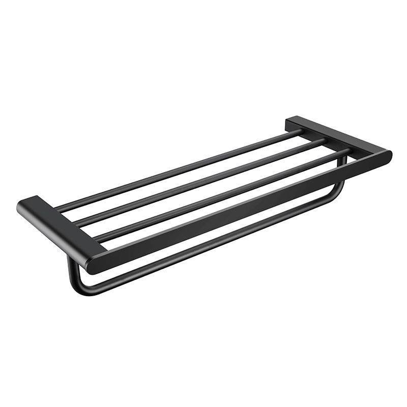 Lisslune | Contemporary bathroom accessory single piece or in set made of black metal