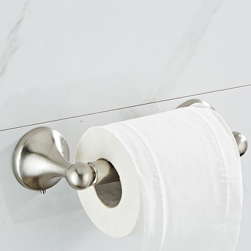 Lisslune | Metal Bathroom Set Traditional Style Nickel Bathroom Accessories Set