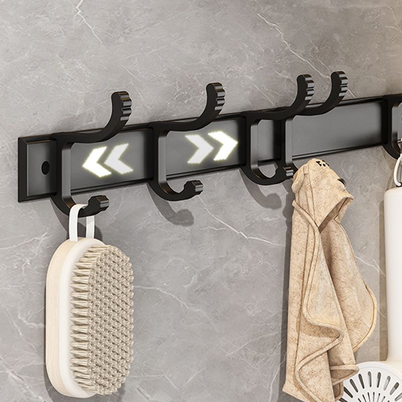 Lisslune | Matt Black 2-piece modern bathroom accessories as a single item or as a set with bath shelf