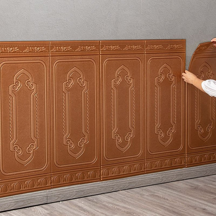 Lisslune | Glam Scratch Resistance Wainscoting 3D Peel and Stick Interior Wall Panel