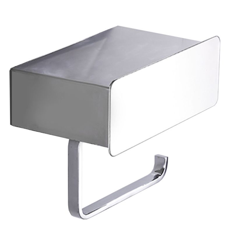 Lisslune | 2-piece stainless steel classic bathroom accessory set black & chrome paper holder