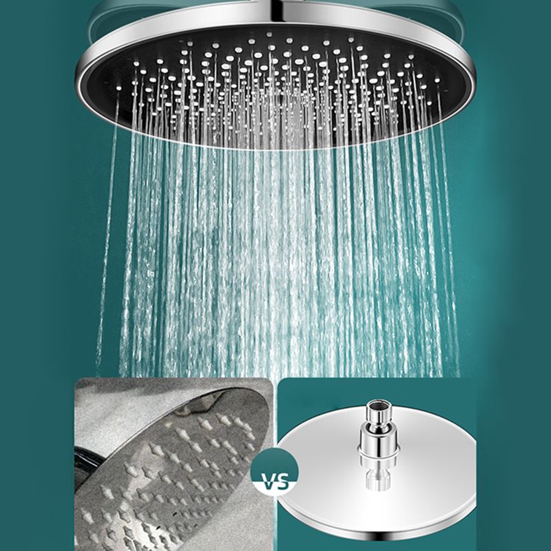 Lisslune | Contemporary Showerhead Combination Rainfall Chrome Wall Mount Showerhead