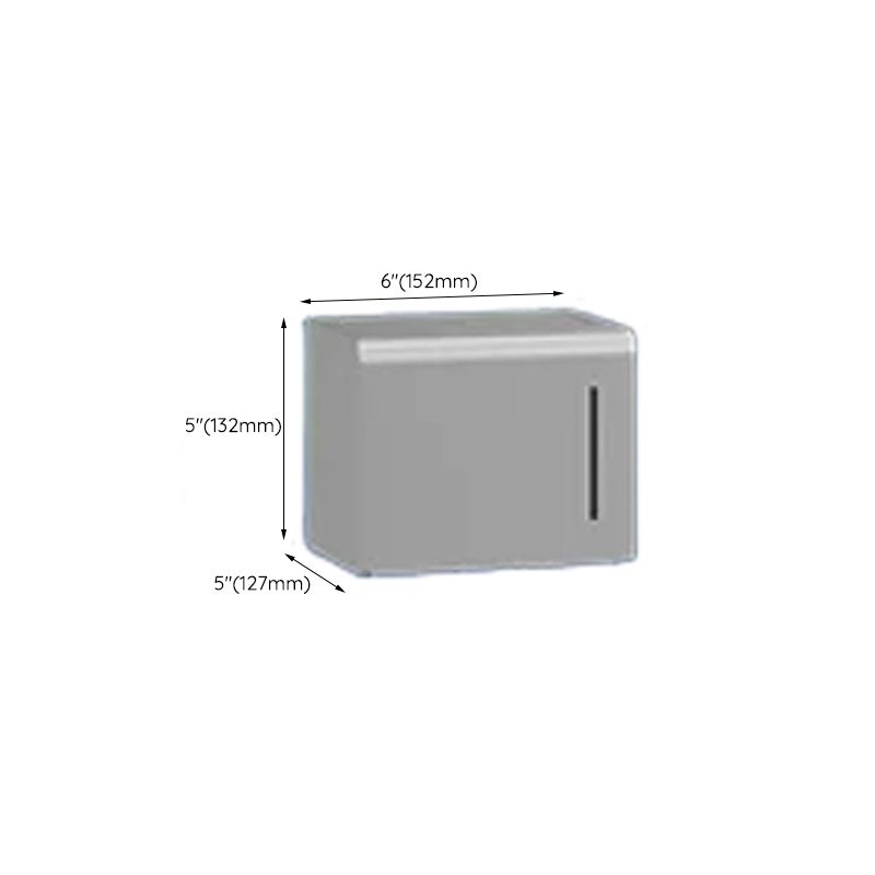 Lisslune | Contemporary bathroom accessory set made of aluminum with towel holder/bath shelf