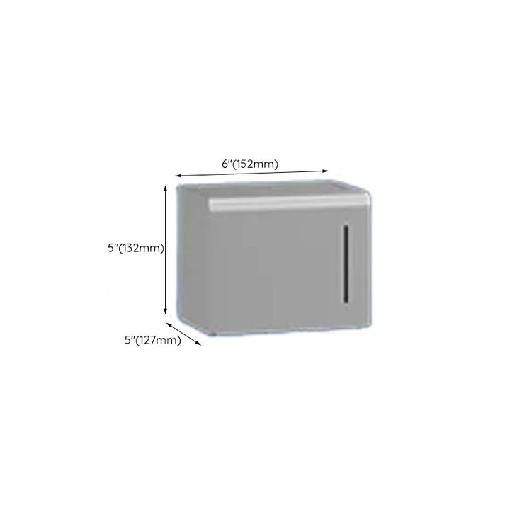 Lisslune | Contemporary bathroom accessory set made of aluminum with towel holder/bath shelf