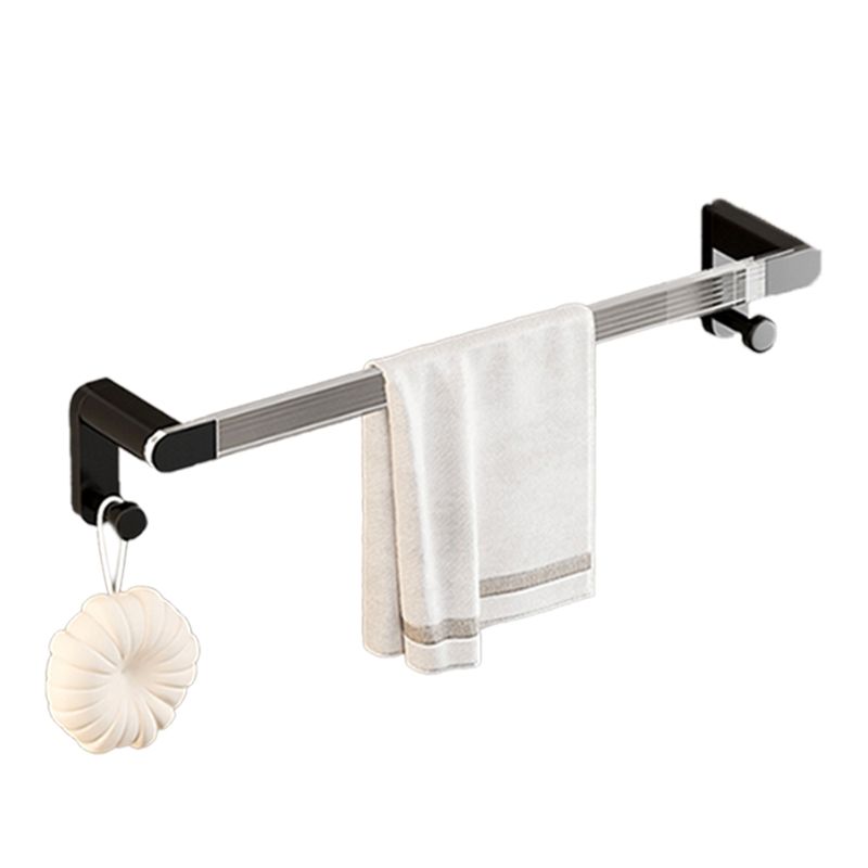 Lisslune | Black Bathroom Set Metallic & Acrylic Bathroom Accessories Set made of Stainless Steel Aluminium