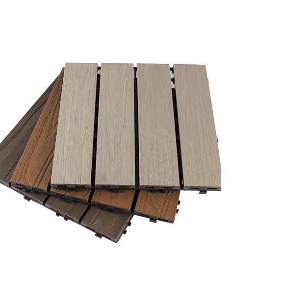 Lisslune | Modern Floor Tiles Outdoor Waterproof Rectangular Wood Decking