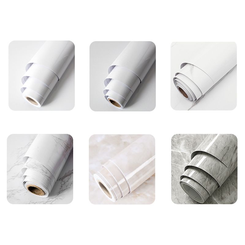 Lisslune | Marble Texture Scratch Resistant Tile PVC Single Peel & Stick Tile for Bathroom Backsplash