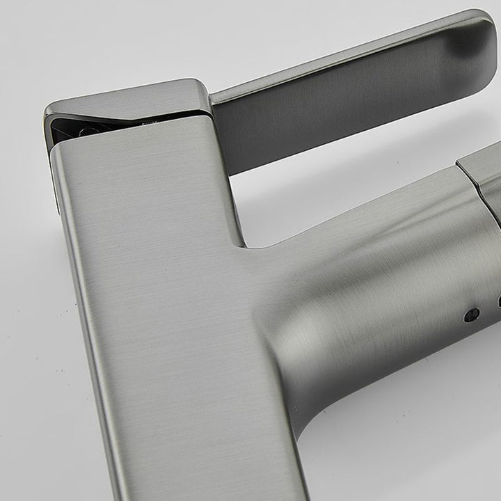 Lisslune | Contemporary Basin Mixer Lever Handles Low Arc Copper Basin Mixer