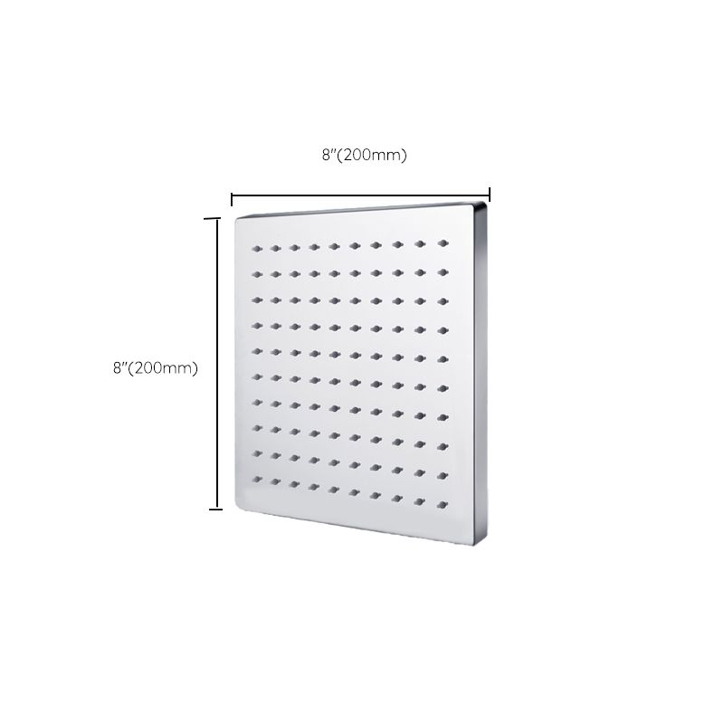 Lisslune | Metal Shower Head Combo Contemporary Round Fixed Shower Head for the Bathroom