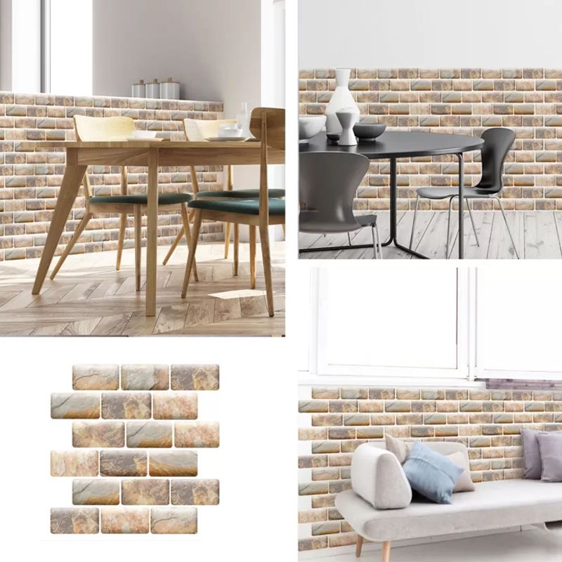 Lisslune | Modern Matte Peel and Stick Tile Rectangular PVC Subway Tile for Bathroom