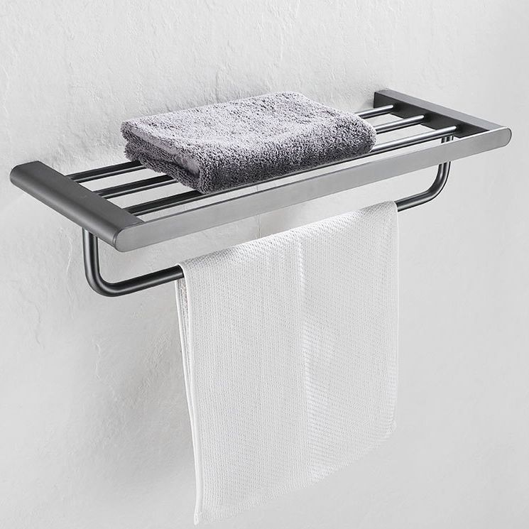 Lisslune | 5-piece modern bathroom accessory set made of stainless steel with towel rail/robe hooks/toilet paper holder