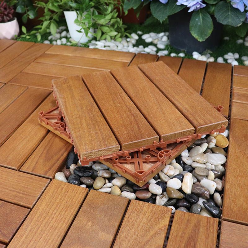 Lisslune | Classic Waterproof Terrace Decking Interlocking Composite Tiles