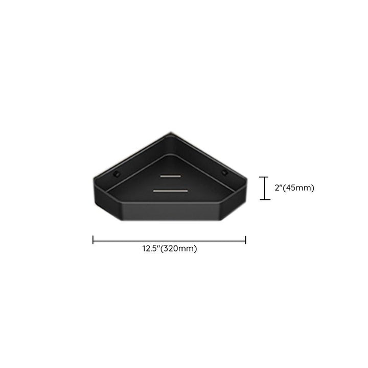 Lisslune | Modern Bathroom Set Matte Black Bathroom Shelf Towel Holder Bathroom Accessories Set