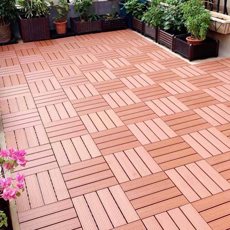 Lisslune | Classic wooden tiles for garden patio flooring to lay