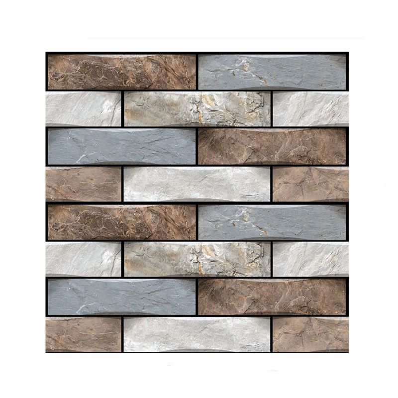 Lisslune | Plastic Peel & Stick Subway Tile 3D Subway Tile with Anti-Slip Surface