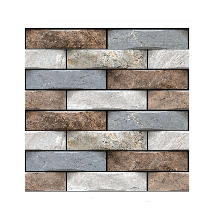 Lisslune | Plastic Peel & Stick Subway Tile 3D Subway Tile with Anti-Slip Surface