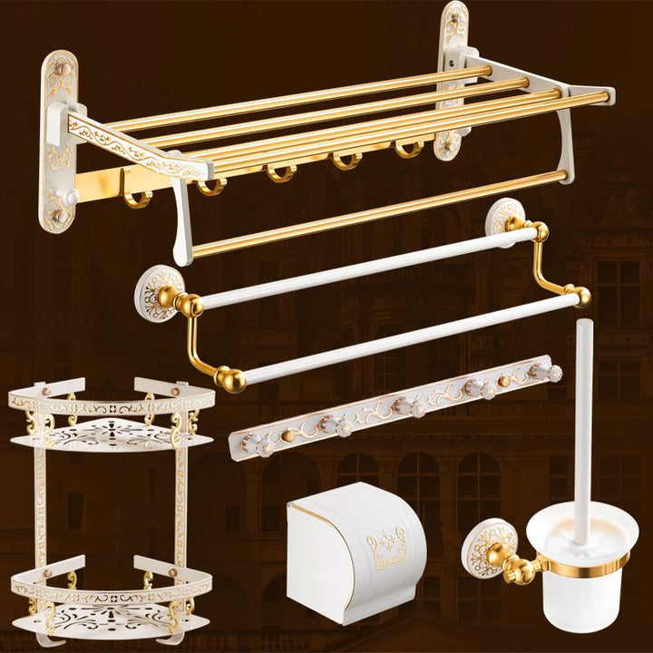 Lisslune | Traditional Bathroom Accessory Hardware Set Bathroom Shelf Bathroom Accessory Kit