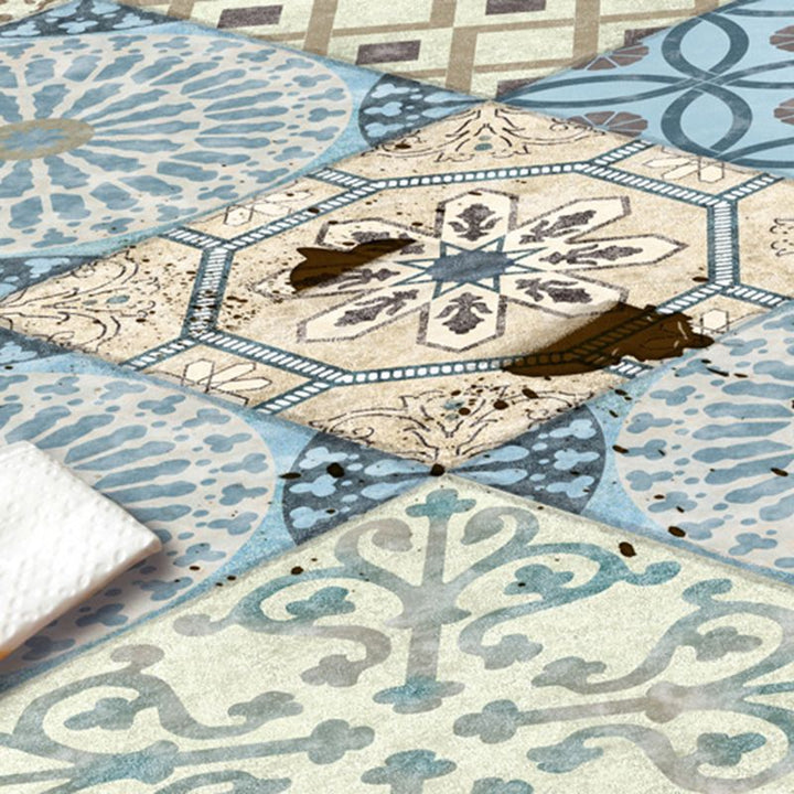 Lisslune | Modern Multicolor Peel/Stick Back Wall Tile PVC Peel and Stick Back Wall Tile