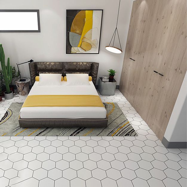 Lisslune | Bathroom Wall Floor Tile Waterproof Geometric Pattern Floor Wallpaper