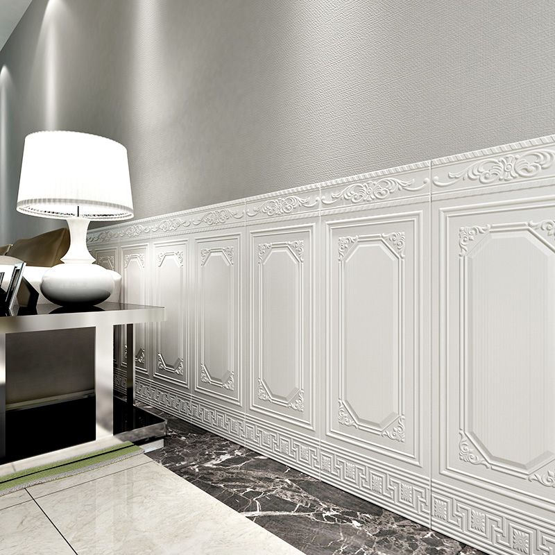 Lisslune | Glam Scratch Resistance Wainscoting 3D Peel and Stick Interior Wall Panel