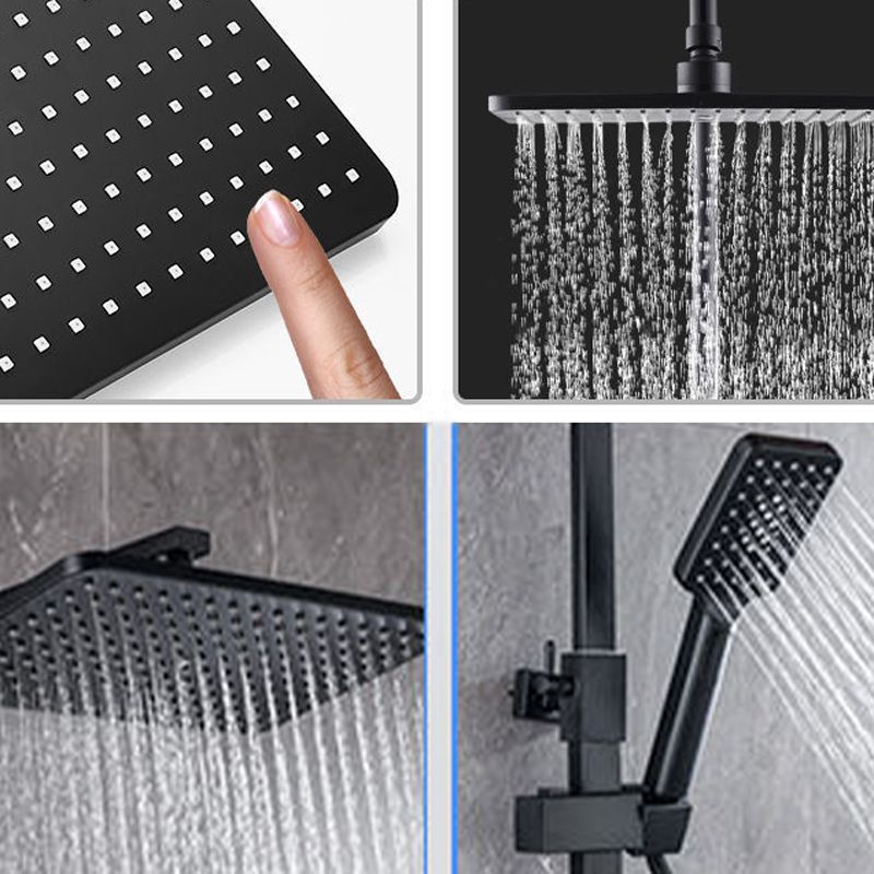 Lisslune | Modern Shower System Wall Mounted Stain Resistant Shower System with Hand Shower