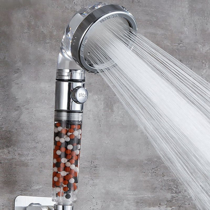 Lisslune | Handheld showerhead with catalyst water filtration wall-mounted showerhead