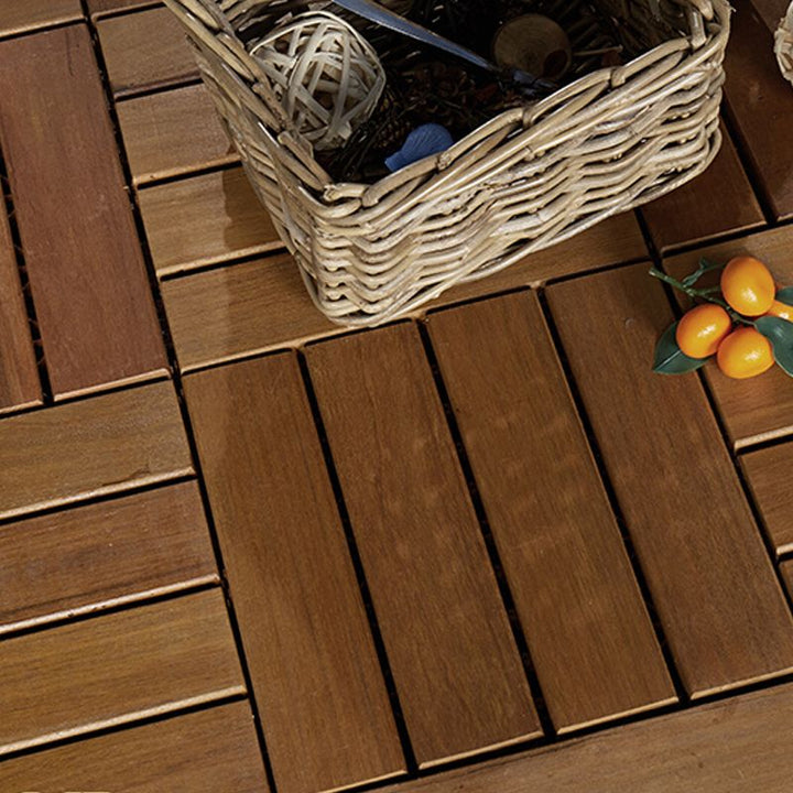 Lisslune | Traditional Floor Tile Interlocking Composite Outdoor Flooring Floor Tile