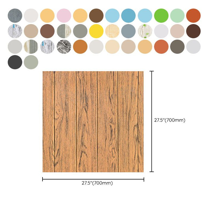 Lisslune | Peel and Stick Back Wall Panels Plastic Contemporary Back Wall Panels