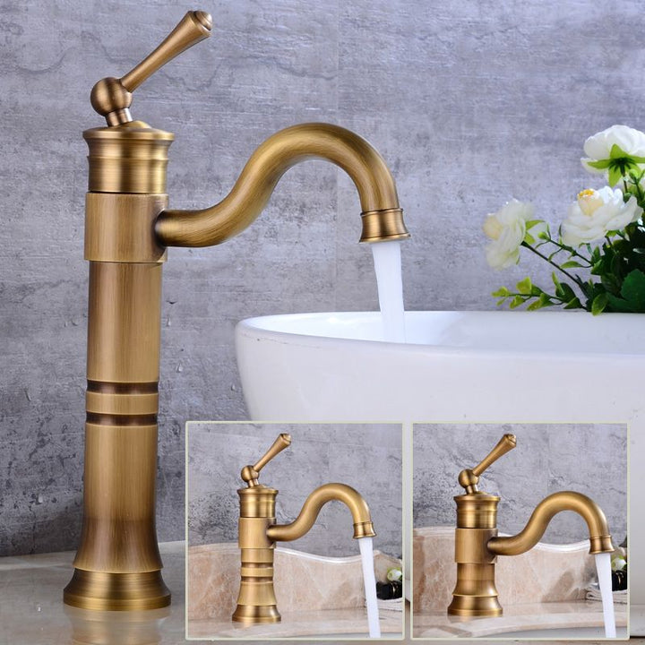 Lisslune | Classic basin mixer with swivel spout, single lever basin mixer