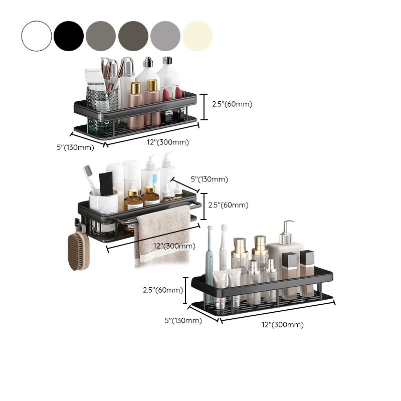Lisslune | Modern Bathroom Accessory Hardware Set 1/2/3 - Piece Bathroom Shelf