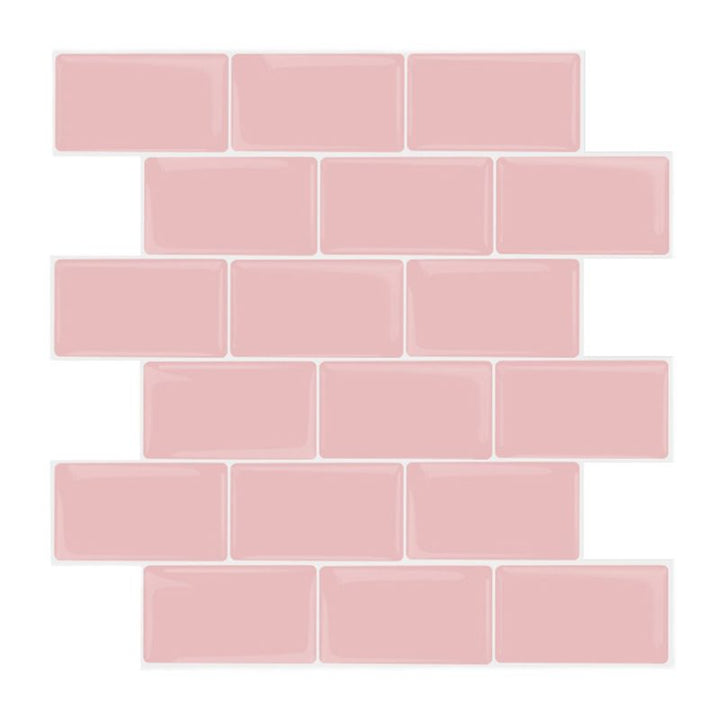 Lisslune | Modern Peel and Stick Wall Tile PVC Peel and Stick Splashback Tile