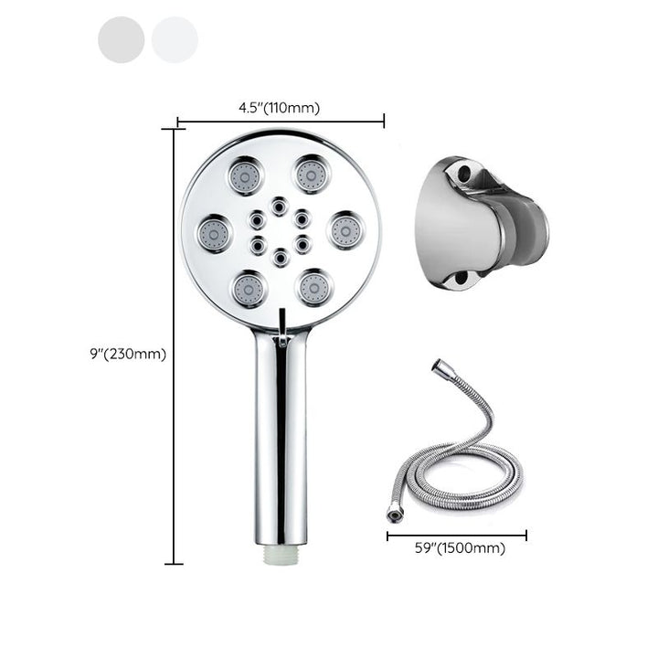 Lisslune | Contemporary Shower Head Plastic Shower Head with Adjustable Water Flow