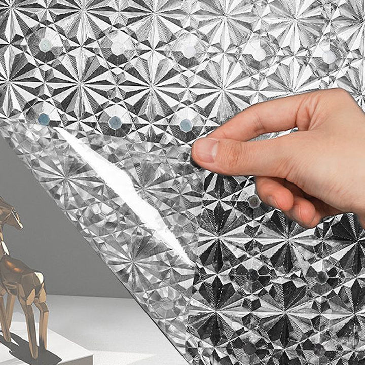 Lisslune | Modern Peel and Stick Back Wall PVC Mosaic Tile Wallpaper for Shower
