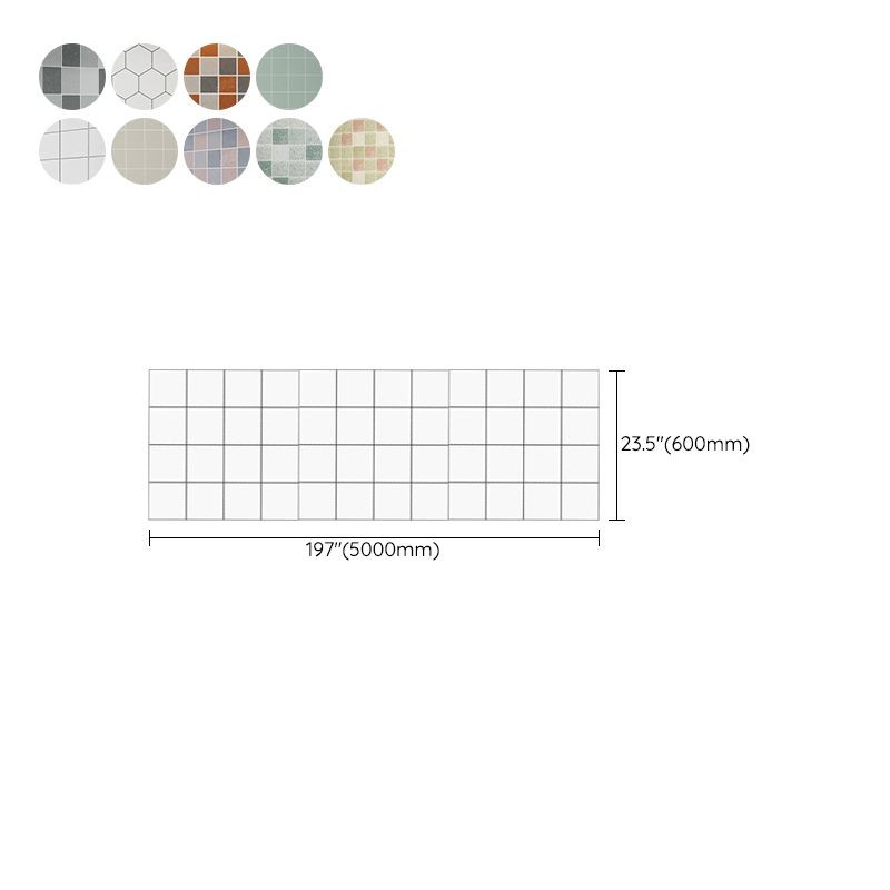 Lisslune | Modern Kitchen Backsplash Tile Waterproof Peel and Stick Mosaic Tile