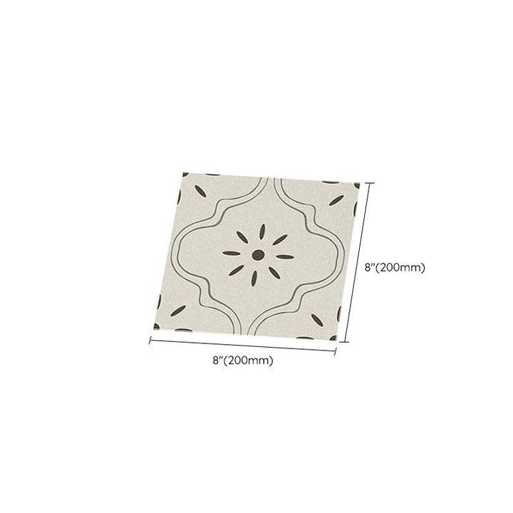 Lisslune | White Peel and Stick Mosaic Tile Peel and Stick Backsplash 10 Pack