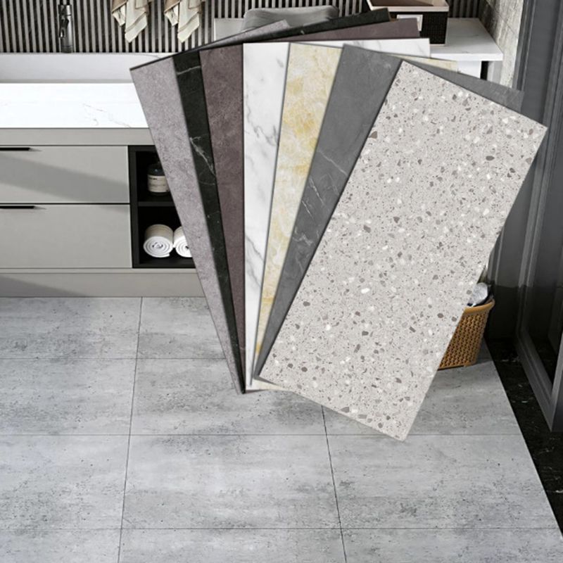 Lisslune | Peel and Stick Vinyl Floor Low Gloss Vinyl Floor with Marble Look