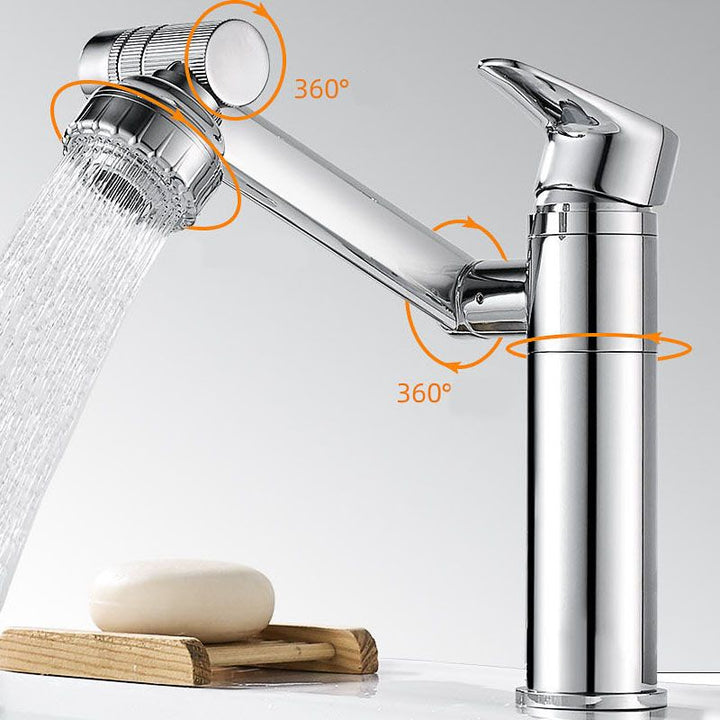 Lisslune | Glam Style Faucet Single Handle Basin Mixer with Waterfall Spout
