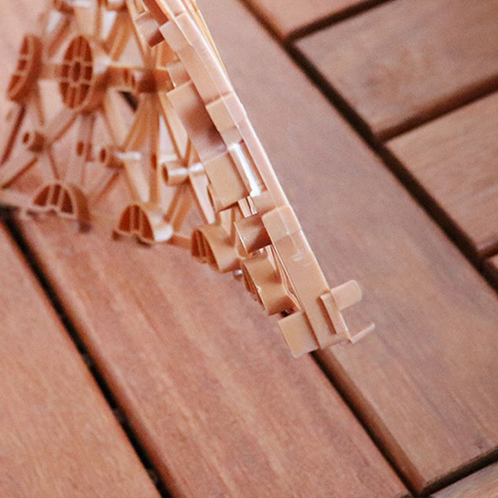 Lisslune | Traditional Floor Tile Interlocking Composite Outdoor Flooring Floor Tile