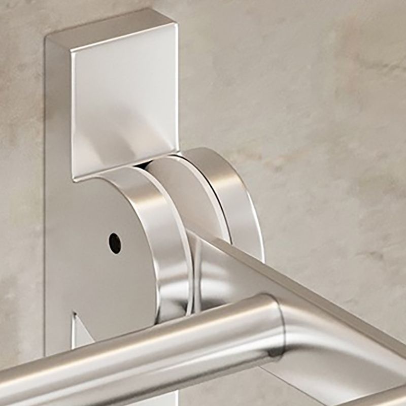 Lisslune | Modern Polished Chrome Bathroom Accessory Set Bathroom Shelf/Towel Holder/Paper Holder included