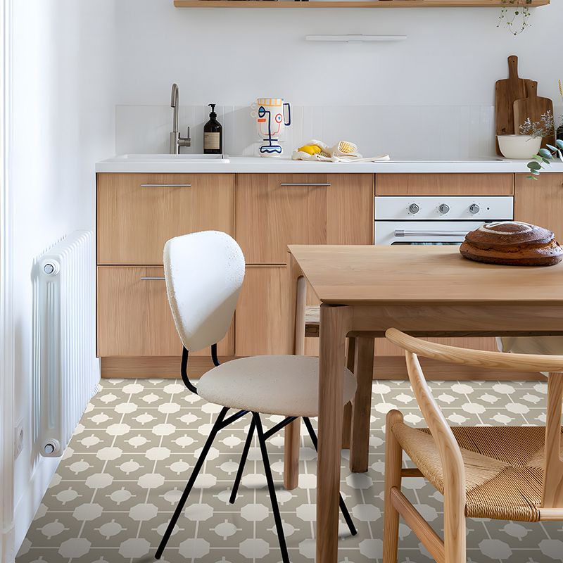Lisslune | Square Indoor Print Vinyl Flooring Peel and Stick Waterproof Vinyl Flooring