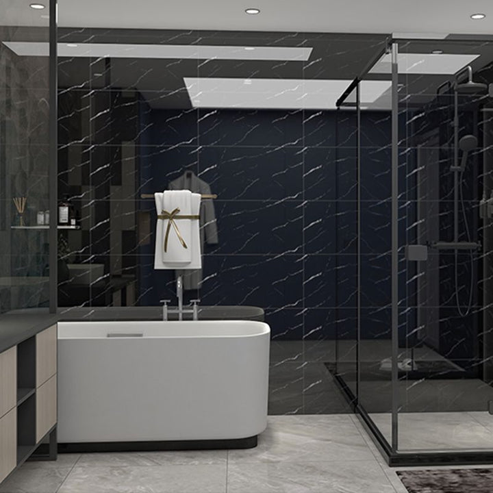 Lisslune | Modern Peel/Stick Back Wall Tile Kitchen and Bathroom Wallpaper