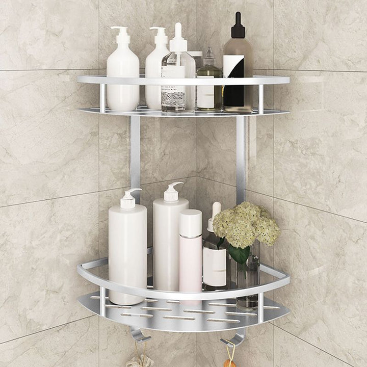 Lisslune | Metal Bathroom Hardware Set Adhesive Installation Bathroom Accessory Kit
