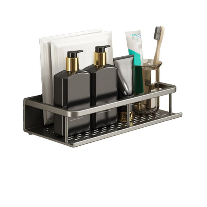 Lisslune | Minimalism Matte Metal Bathroom Accessories Set Modern Bathroom Shelf