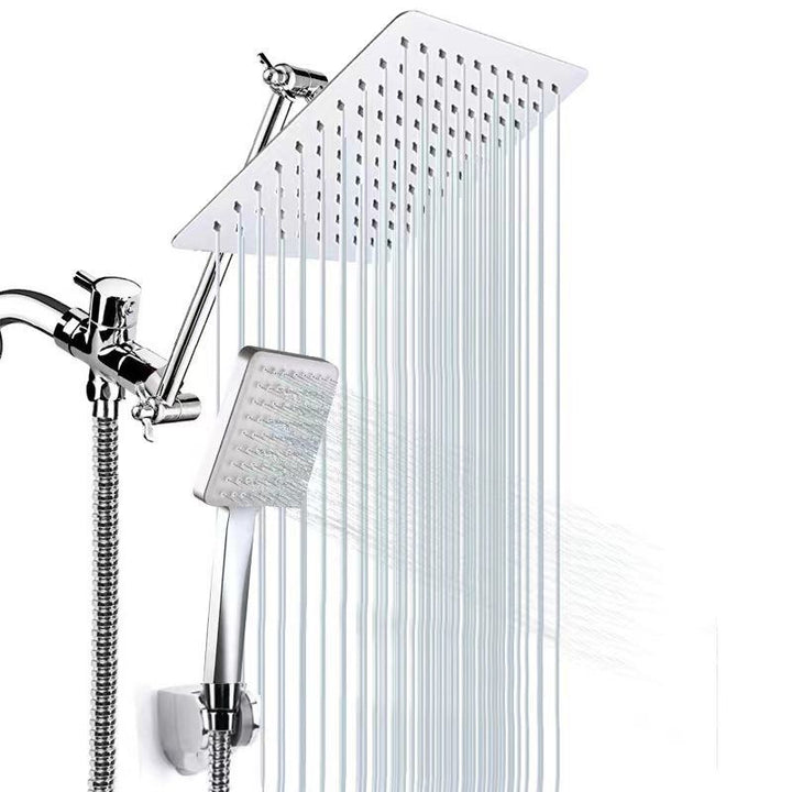 Lisslune | Classic Dual Shower Head Water-efficient Square Metal Dual Shower Head