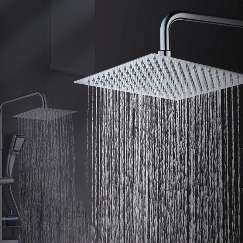 Lisslune | Modern Shower Head Combination Double Shower Head Stainless Steel Wall Mounted Shower Head